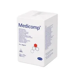 Медикомп нестер абсорбиращи компреси 7,5 x 7,5см 100 броя