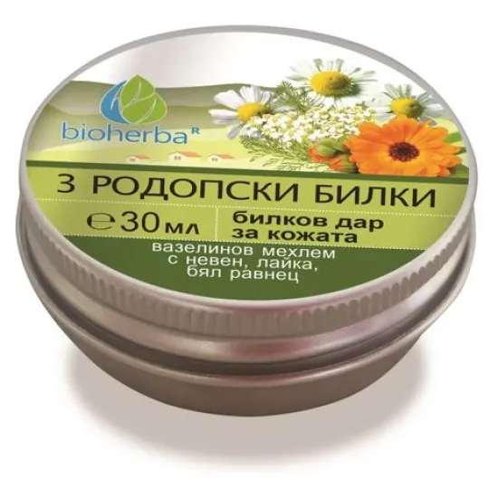 Мехлем 3 Родопски Билки 30мл., Биохерба 