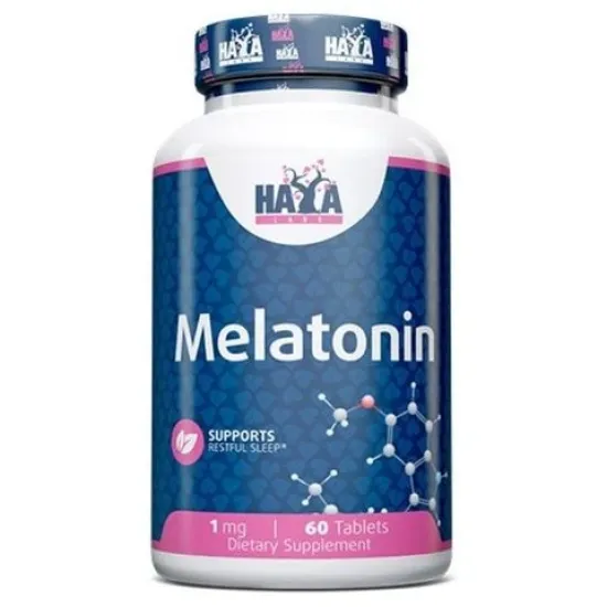 Мелатонин 1 mg х60 таблетки Haya Labs Мелатонин 1 mg х60 таблетки Haya Labs