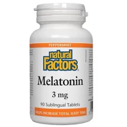 Мелатонин 3 мг 90 таблетки Natural factors
