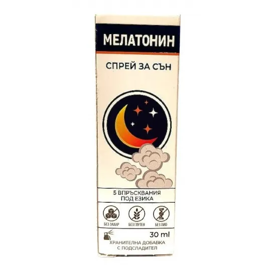 Мелатонин Спрей за сън х30 мл. Omega Vita
