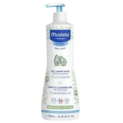 Mustela нежен измиващ гел за коса и тяло 750 мл Mustela нежен измиващ гел за коса и тяло 750 мл