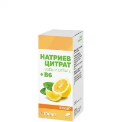 Натриев цитрат + витамин B6 сироп х100 мл Omega Vita