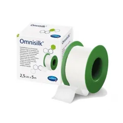 Омнисилк адхезивна лента от коприна 2,5 X 5м х 1бр