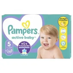 Памперс, Pampers Active Baby VPP S5 Бебешки пелени 50 бр.