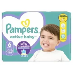 Памперс, Pampers Active Baby VPP S6 Бебешки пелени 44 бр.