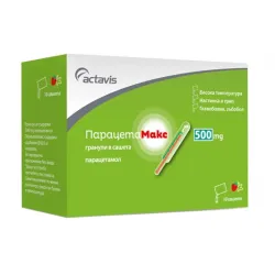 ПарацетаМакс, ParacetaMax 500mg гранули 10 сашета ягода-ванилия