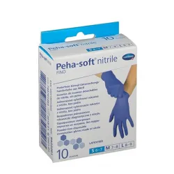 Peha Soft Fino нитрилни ръкавици р-р S 10 бр