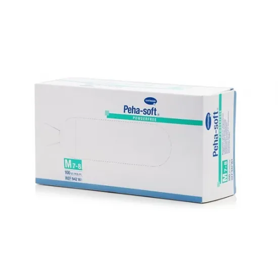 Peha Soft латексови ръкавици р-р M 100 бр