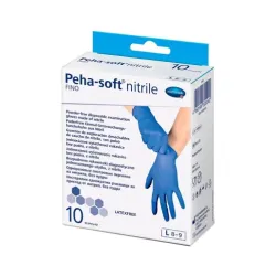 Peha Soft Нитрилни нестерилни ръкавици р-р L 10 броя