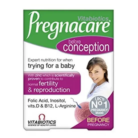 Прегнакер Зачеване, Pregnacare conception 30 таблетки
