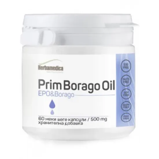 Прим Ойл Бораго, Prim Borago Oil 60 капсули