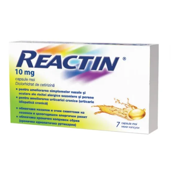 Реактин, Reactin 10mg меки капсули 7бр