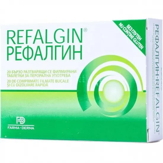 Рефалгин х20 таблетки Naturpharma
