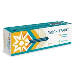 Рефригеранс 5% пантенол и ментол гел 75 мл