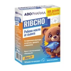 Рибчо  за деца +д3 х100 капсули Abo Pharma