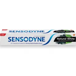 Sensodyne Natural White Паста за зъби с активен въглен 75 мл