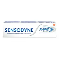 Sensodyne Rapid Relief Whitening, паста за зъби 75 мл. Sensodyne Rapid Relief Whitening, паста за зъби 75 мл.