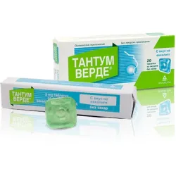 Тантум Верде, Tantum Verde таблетки за смучене с вкус на евкалипт 3 мг 20 броя