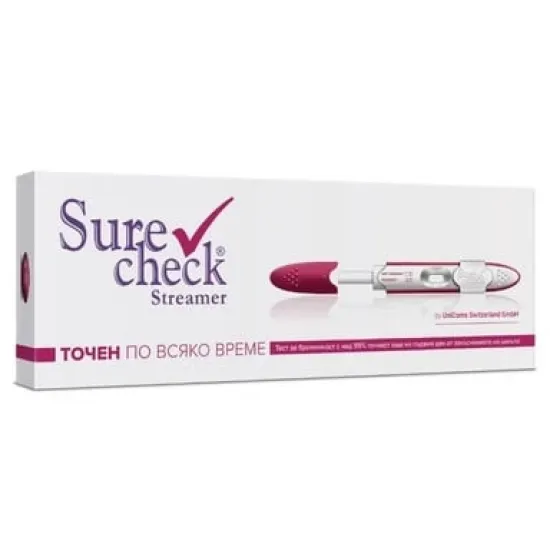 Тест за бременност SureCheck Streamer писалка