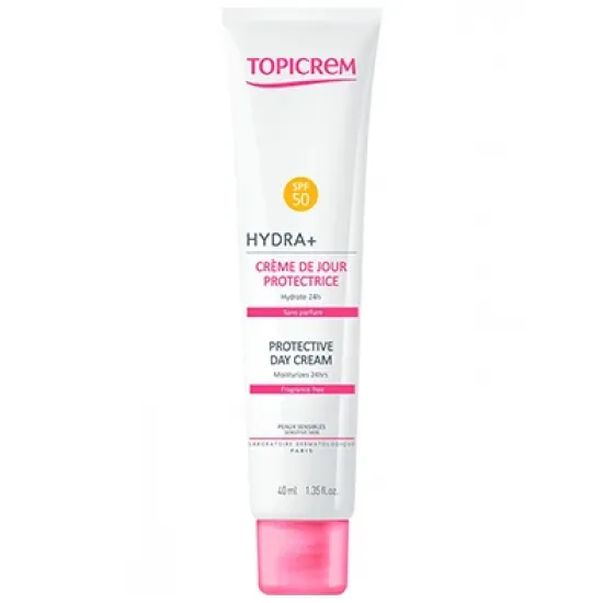 Topicrem Hydra + фотозащитен крем за лице SPF50+ 40 мл