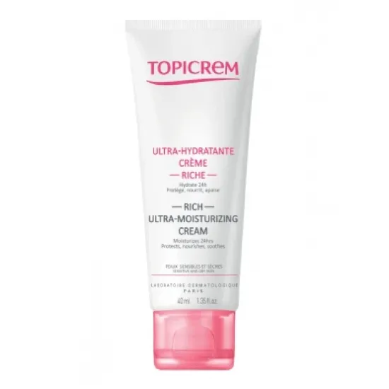 Topicrem HYDRA+ Rich Ultra Moisturizing Cream за лице 40мл