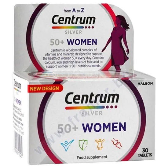 Центрум за жени Силвър 50+ 30табл., Centrum Silver