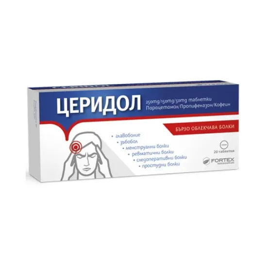 Церидол 20 таблетки