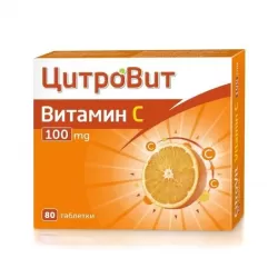 Цитровит витамин с 100мг X 80  таблетки