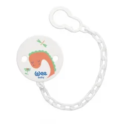 Уи Бейби, Wee Baby верижка за залъгалка със закопчалка и картинка
