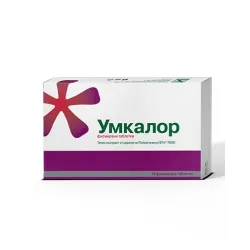 Умкалор, Umckalor при остри бронхити и синузити 15 таблетки