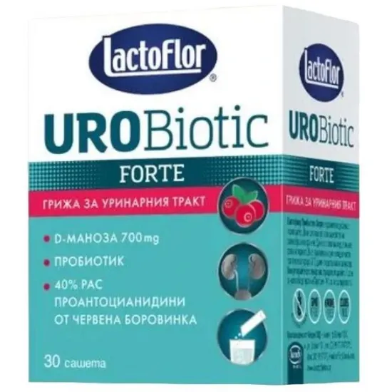 UroBiotic Forte, 30 сашета, Lactoflor