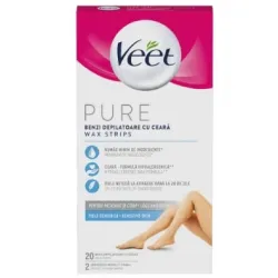 Veet Pure депилиращи ленти за тяло 20 бр