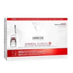Vichy Dercos Amin Cl5 ампули срещу косопад за жени 21х6бр