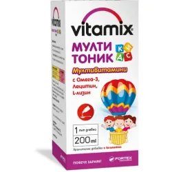 Витамикс Мултитоник кидс сироп 200 мл, Фортекс