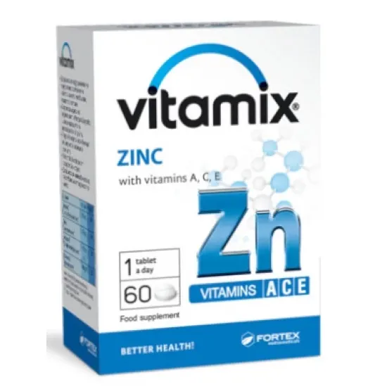 Витамикс, Vitamix Цинк + витамини A, C, E 60 таблетки