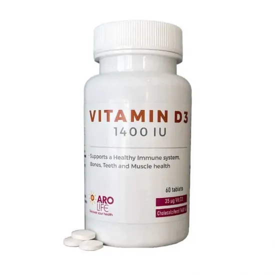 Витамин D3 1400 IU х60 таблетки AroLife