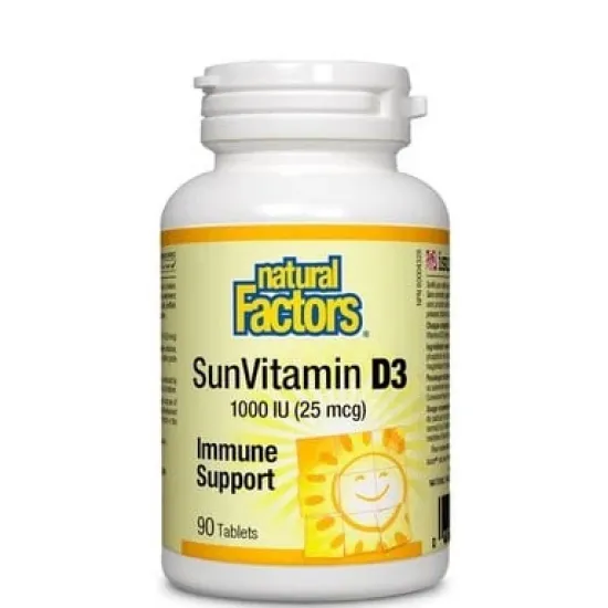 Витамин D3 за здрави кости и зъби х90 таблетки Natural Factors Витамин D3 за здрави кости и зъби х90 таблетки Natural Factors