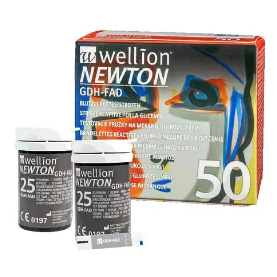 Wellion Велион Нютон - тест ленти за измерване на кръвна захар 